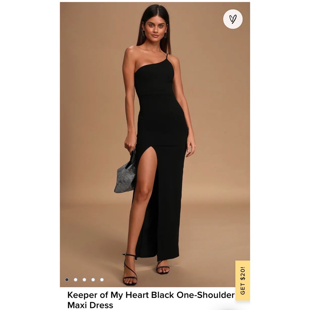 Lulu’s One Shoulder Formal Dress